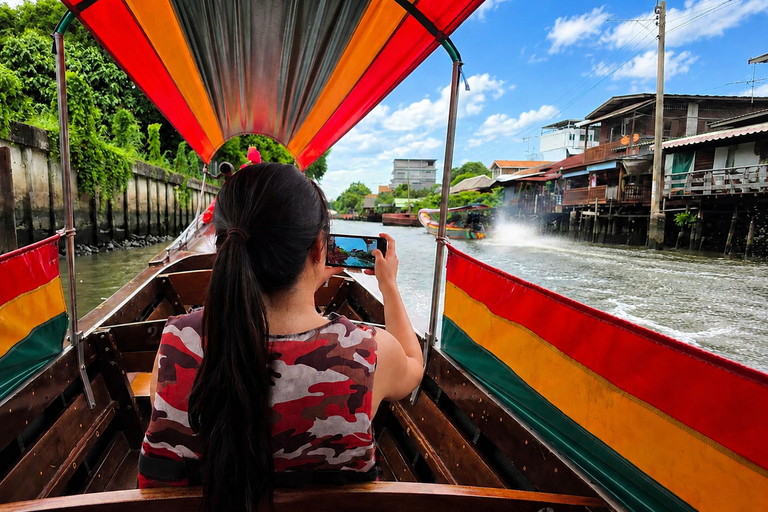 Bangkok : Hidden Canal Tour & Longtail Boat Experience Small Group Tour