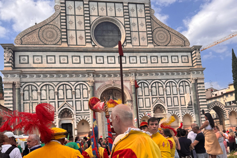 The Legendary Calcio Storico Fiorentino Experience Calcio Storico Fiorentino Semifinal Tour (TICKET INCLUDED)
