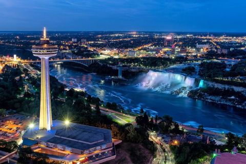 Cascate del Niagara, Canada: tour notturno per piccoli gruppi saltafila