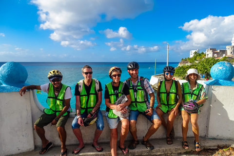 Cozumel: aventura de bicicleta elétrica no litoral norte e pausa na praia