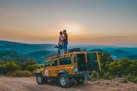 Zonsondergang Safari