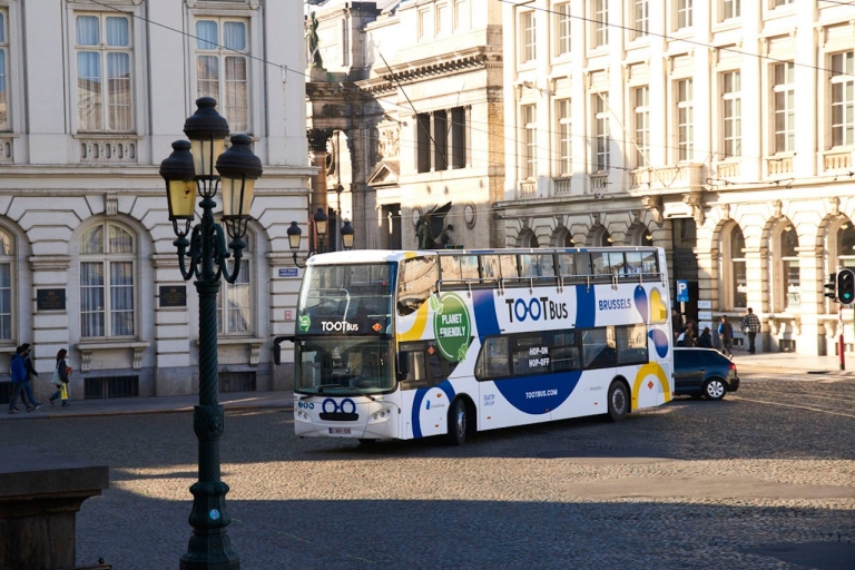 Karta Bruksela z autobusem Hop-On Hop-Off72-godzinna karta brukselska i autobus Hop-On Hop-Off