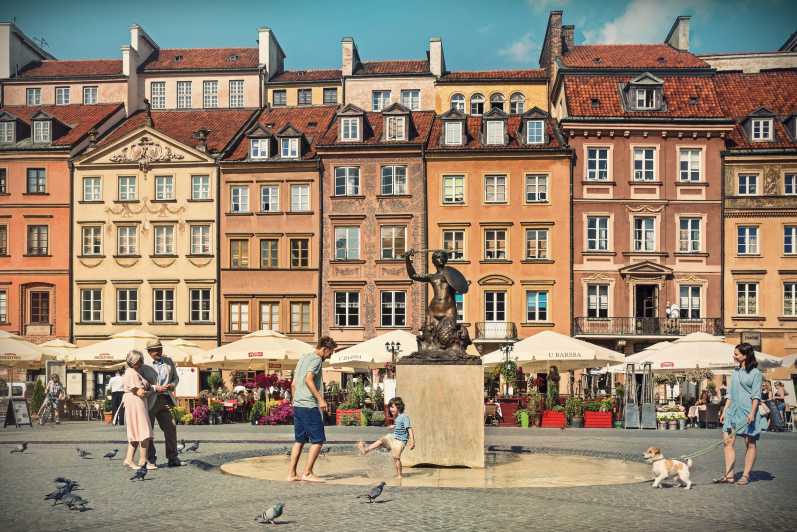 Tour privato a piedi della Città Vecchia e della Città Nuova di Varsavia