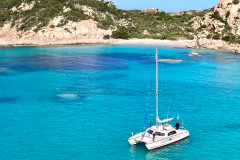 From Santa Teresa Gallura: La Maddalena Catamaran Tour La Maddalena Comfort Catamaran Tour