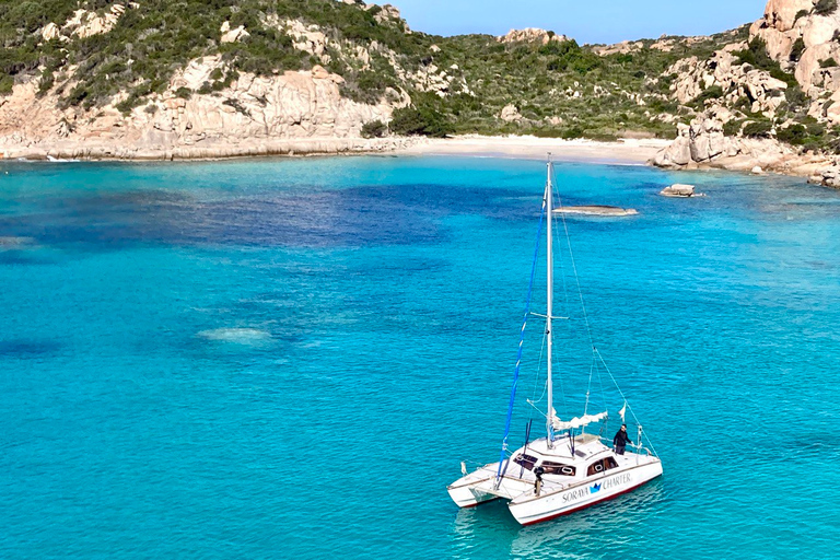 From Santa Teresa Gallura: La Maddalena Catamaran Tour La Maddalena Comfort Catamaran Tour