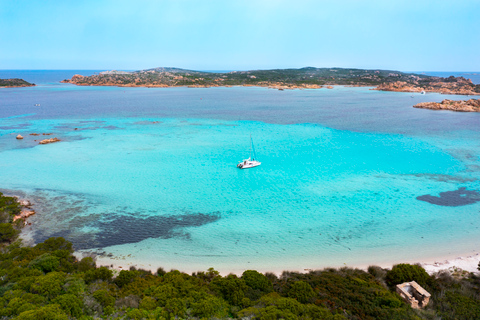 From Santa Teresa Gallura: La Maddalena Catamaran Tour La Maddalena Comfort Catamaran Tour