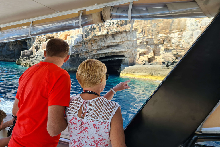 Split: Bisevo, Vis, and Hvar Boat Tour with Snorkel StopsFrom Split: Blue Cave, Island Snorkeling and Hvar Boat Tour