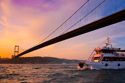 Istanbul: Bosphorus and Green Horn River Sunset Cruise Sunset
