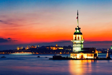 Istanbul : croisière au coucher du soleil sur le Bosphore et la Corne d'OrLe coucher du soleil