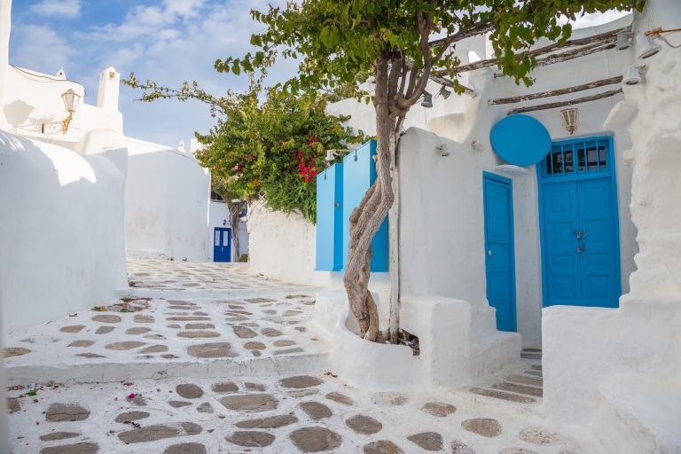 From Athens: Mykonos Day Trip by Ferry Boat Mykonos Full-Day Trip with Pickup with Meeting Points
