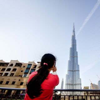 Dubaj: Burdż Chalifa poziom 124 + 125 i widok na niebo. Bilet wstępu