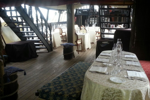 Venice: Venetian Lagoon Tour and Galleon DinnerProw or Stern Area Seating