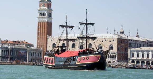 Venedig: Tour durch die venezianische Lagune und Abendessen auf der Galeone