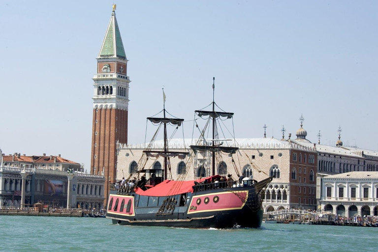 Venice: Venetian Lagoon Tour and Galleon DinnerProw or Stern Area Seating