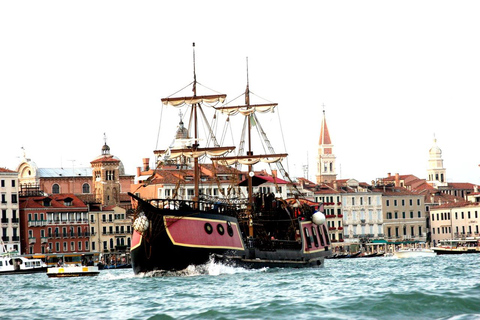 Venice: Venetian Lagoon Tour and Galleon DinnerProw or Stern Area Seating