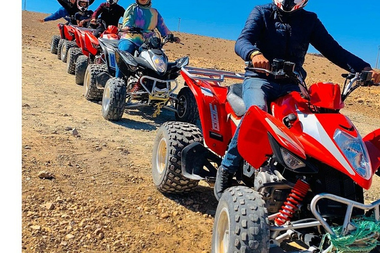 From Marrakech: Agafay Desert Quad Biking Tour with Transfer