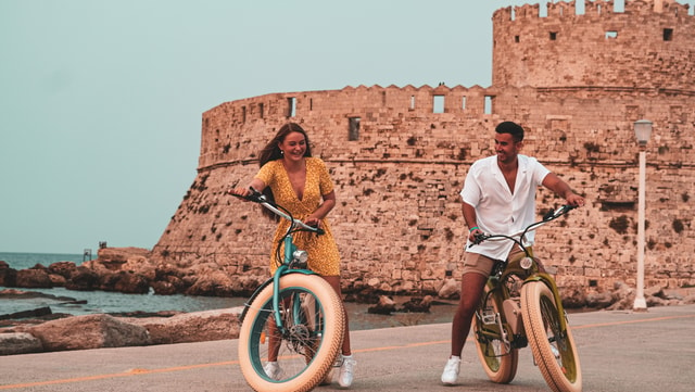 Visit Rhodes Retro eBike Highlights Tour w/ Personal Photographer in Rodi