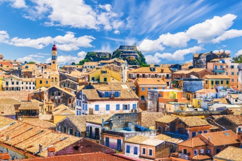 Saranda: Jednodniowa wycieczka do miasta Korfu i Palaiokastritsa z rejsemOdbiór i zwrot
