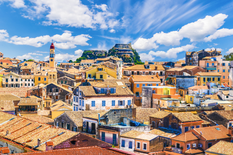 Saranda: Corfu Town and Palaiokastritsa Day Trip with Cruise Meeting Point