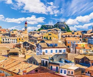 Saranda: Corfu Town and Palaiokastritsa Day Trip with Cruise