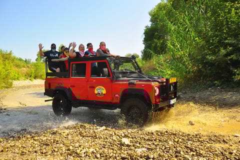 Side: Jeep Off-road w/ Lunch & Waterfall Visit & Boat Trip