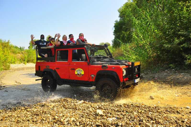City of Side: Jeep Off-road w/ Lunch & Waterfall & Boat Trip