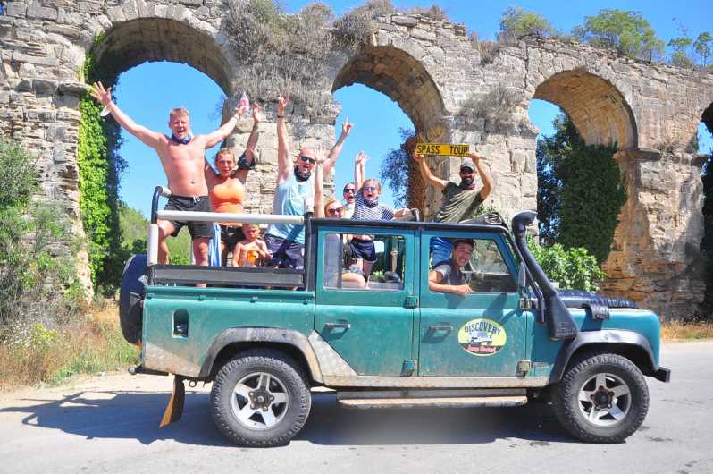 Side: Green Canyon Jeep Tour, Boat Trip, Waterfall, & Lunch