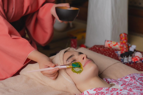 Osaka: Matcha facial massage course&amp; Tea ceremony experience