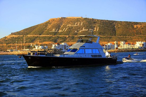 From Agadir or Taghazout: Half-Day Coastal Boat Trip &amp; LunchDeparture from Taghazout