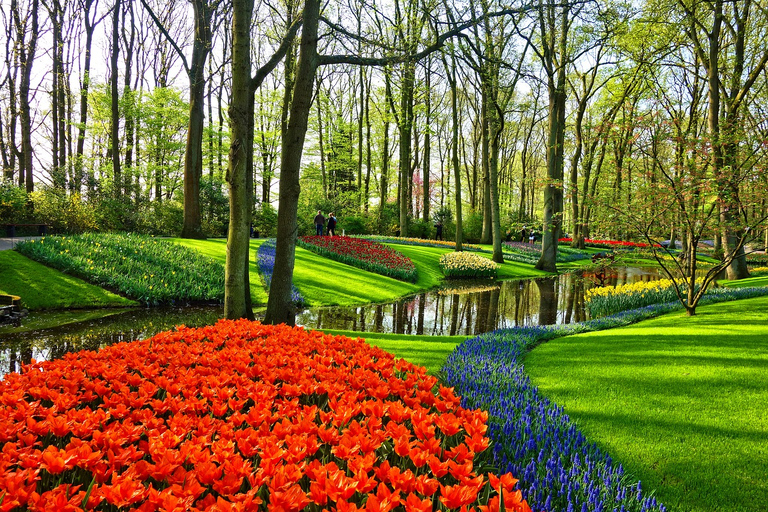 Von Amsterdam aus: Keukenhof Gärten und Giethoorn Tour