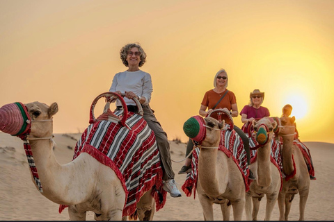 Doha: Desert Safari, ATV/Quad, Camel Ride & Inland Sea Tour Doha: Private Desert Safari with Camel Ride and Dune Bashing
