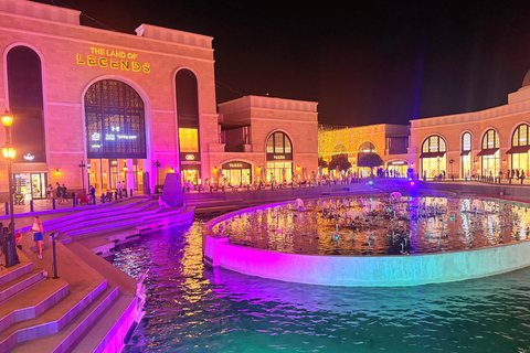 From Side: Land of Legends Night Show with Transfer