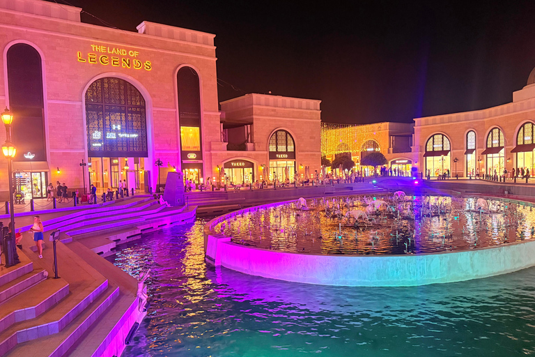 From Side: Land of Legends Night Show with Transfer