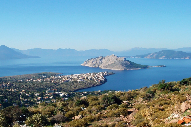 Von Athen aus: Fähre nach Aegina & Tempel Privater Tagesausflug
