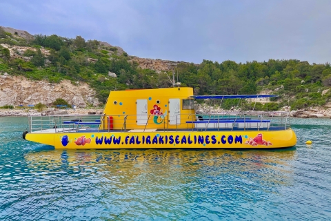 Faliraki: zwemcruise met gele onderzeeër van 3 uur met drankjes(Kopie van) Faliraki: 3 uur Yellow Submarine Swim Cruise met drankjes