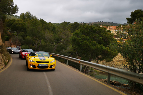 Santa Ponsa: tour guiado en auto deportivo descapotable