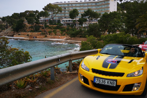 Santa Ponsa: Cabrio Sports Car Guided Tour