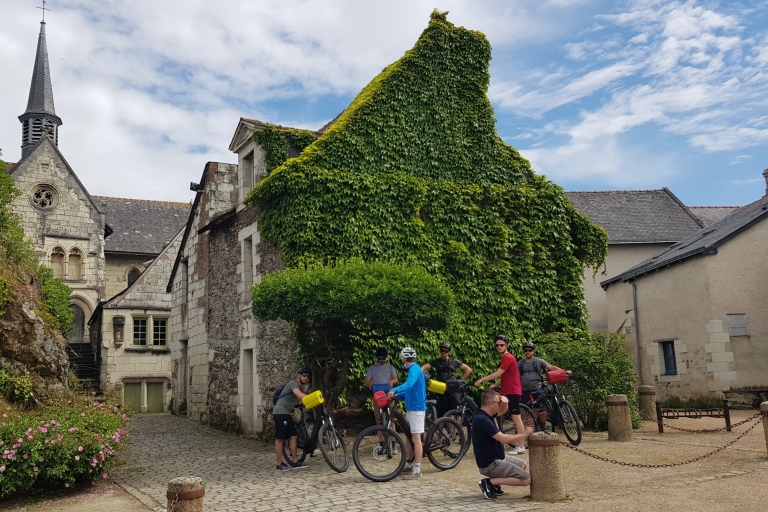 Chinon: fietstocht door de wijnmakerijen van Saumur met picknicklunchrondleiding in het Engels, Frans of Spaans