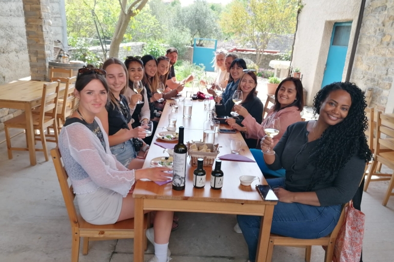 De Split: excursion d'une journée aux cascades de Krka avec dégustation de vin