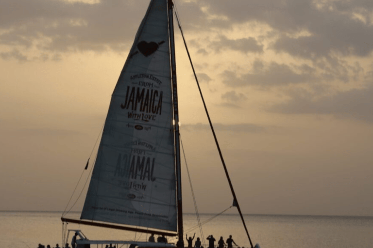 Montego Bay: River Rafting and Sunset Catamaran Cruise