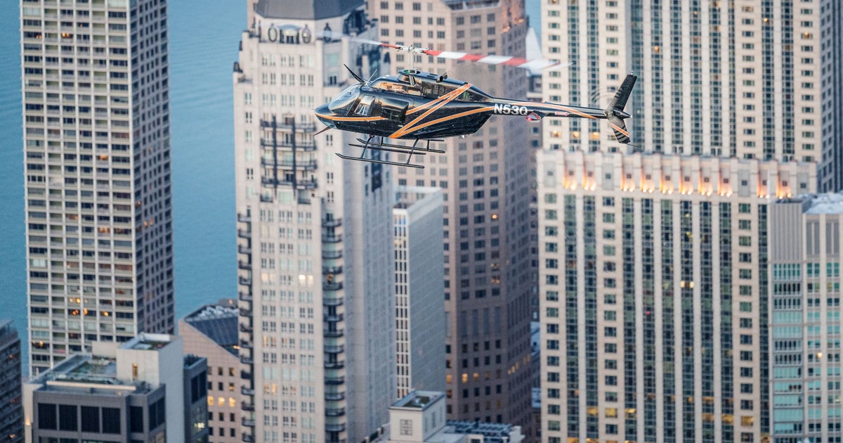 Chicago Downtown Chicago Helicopter Sightseeing Tour GetYourGuide