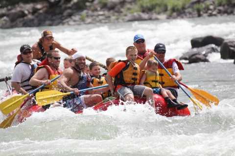 Desde Gardiner: Experiencia en aguas bravas del río Yellowstone