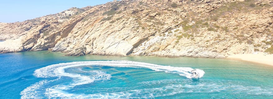 Au départ de Milopotas : Croisière panoramique de plongée en apnée sur l'île d'Ios