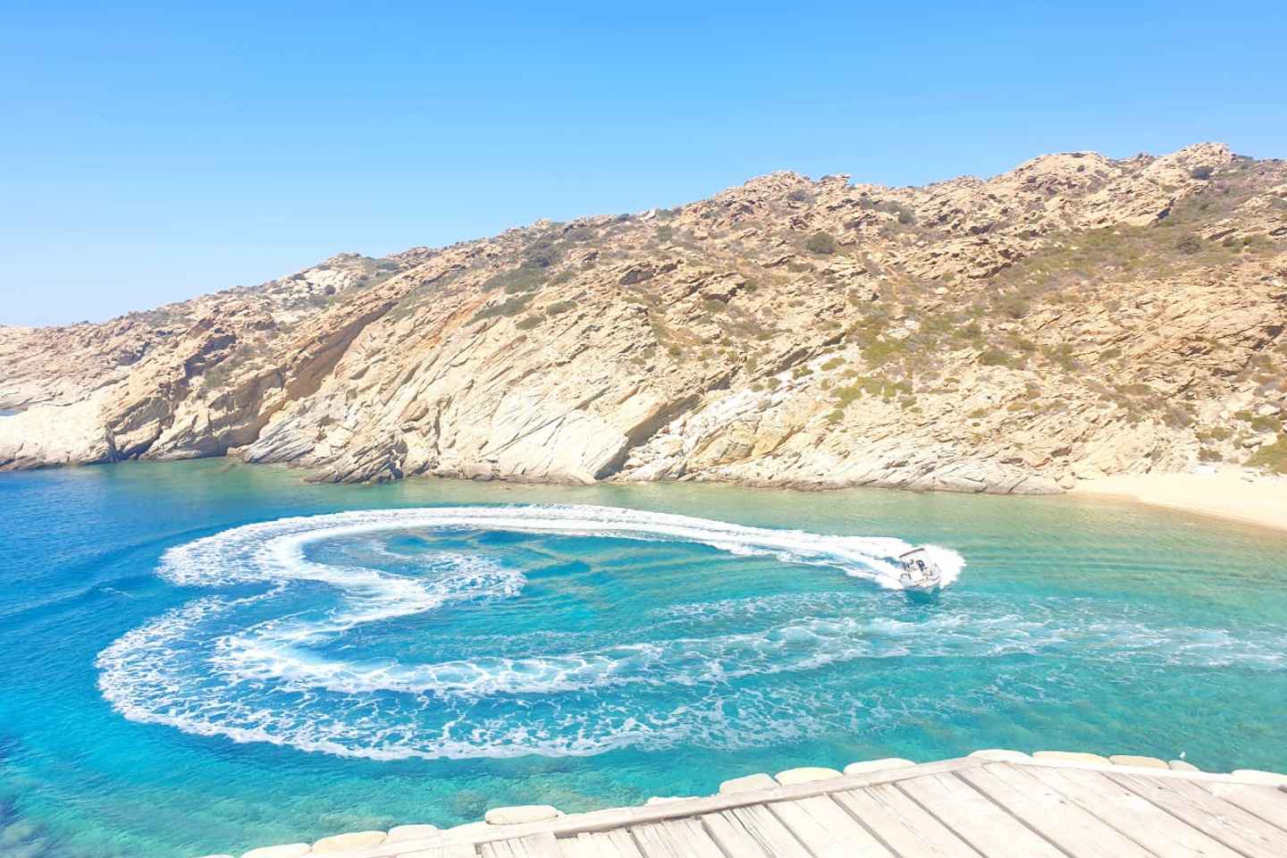 From Milopotas: Ios Island Scenic Snorkeling Cruise