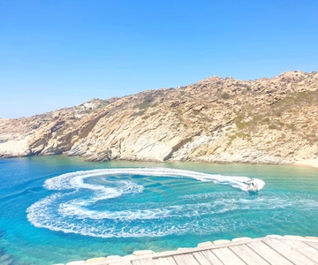 De Milopotas: cruzeiro panorâmico de mergulho com snorkel na Ilha de Ios