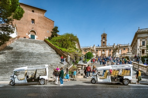 Roma: tour privado por la ciudad en tuk tuk eléctrico con traslado