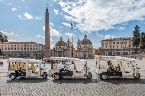 Rzym: Prywatna wycieczka po mieście przez Electric Tuk Tuk z transferem
