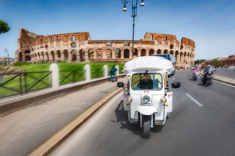 Roma: tour privado por la ciudad en tuk tuk eléctrico con traslado