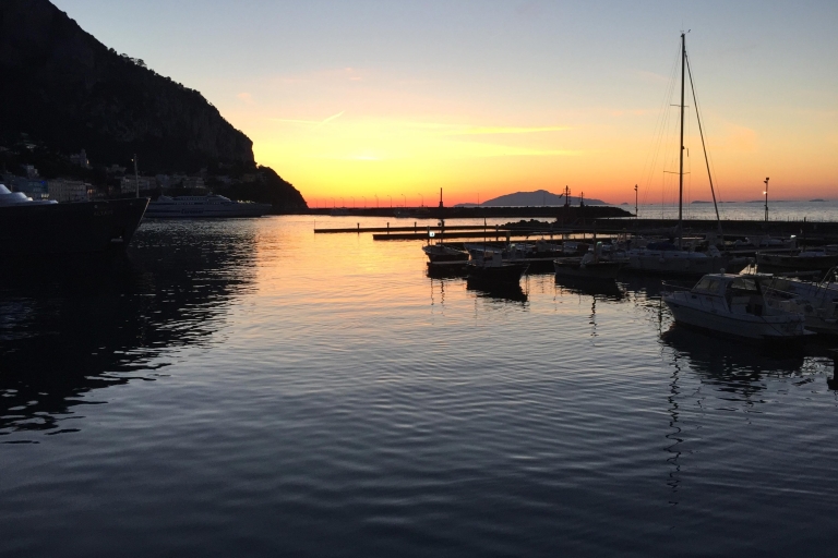 Positano: Sunset Cruise Day Trip with Drinks and Snacks Up to 6 people