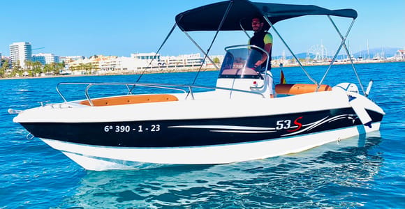 Benalmádena: Self-Drive Boat Rental, No License Required